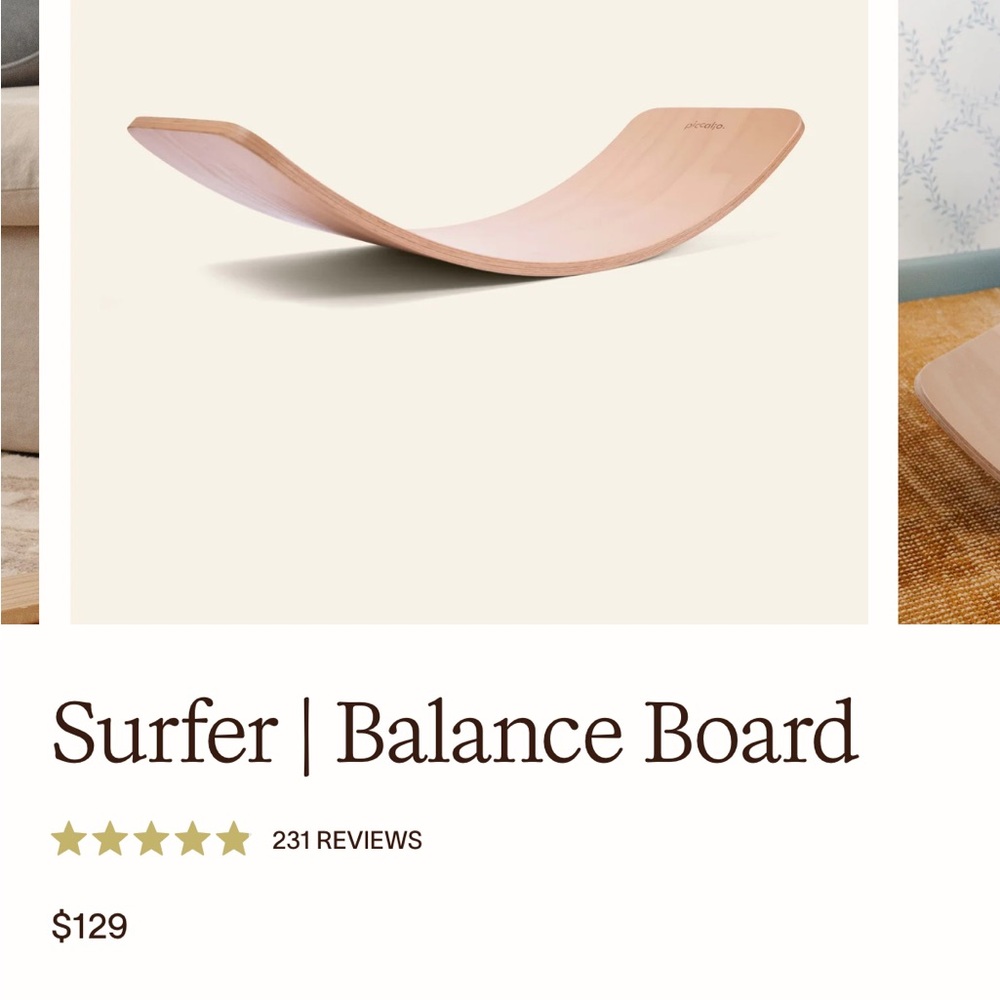 Piccalio kids Wooden Balance Board